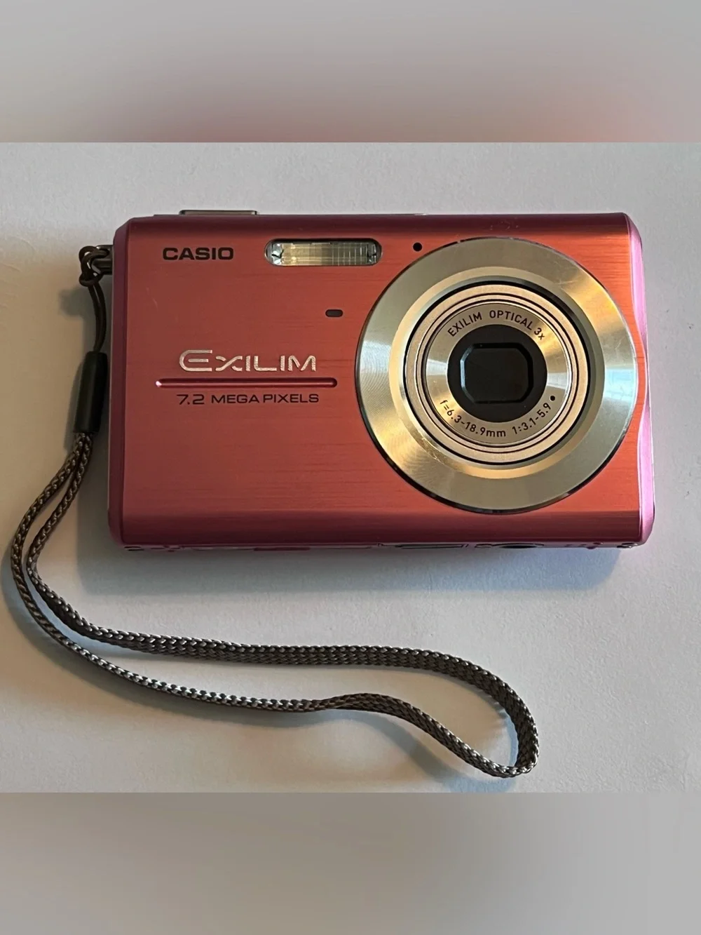Casio Exilim EX-Z75 Pink Compact Digital Camera w/Accessories Retro Vintage Y2K